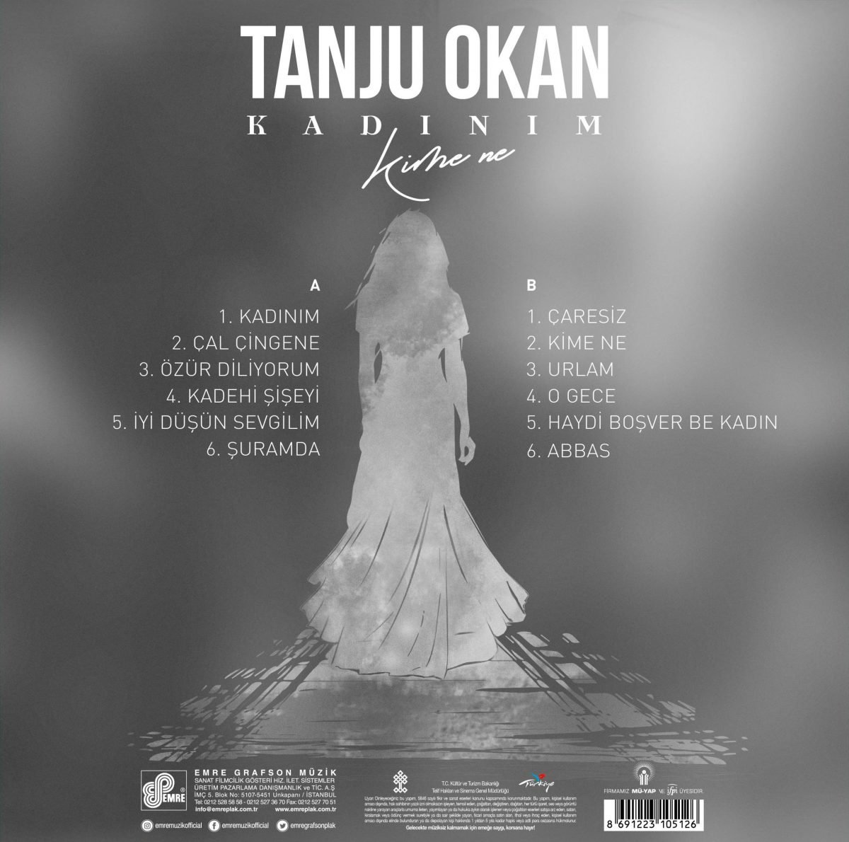 Tanju Okan Kadınım, Kime Ne - Plak - Görsel 2