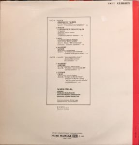 Maria Callas - ‎Callas À Paris LP Plak - Görsel 2