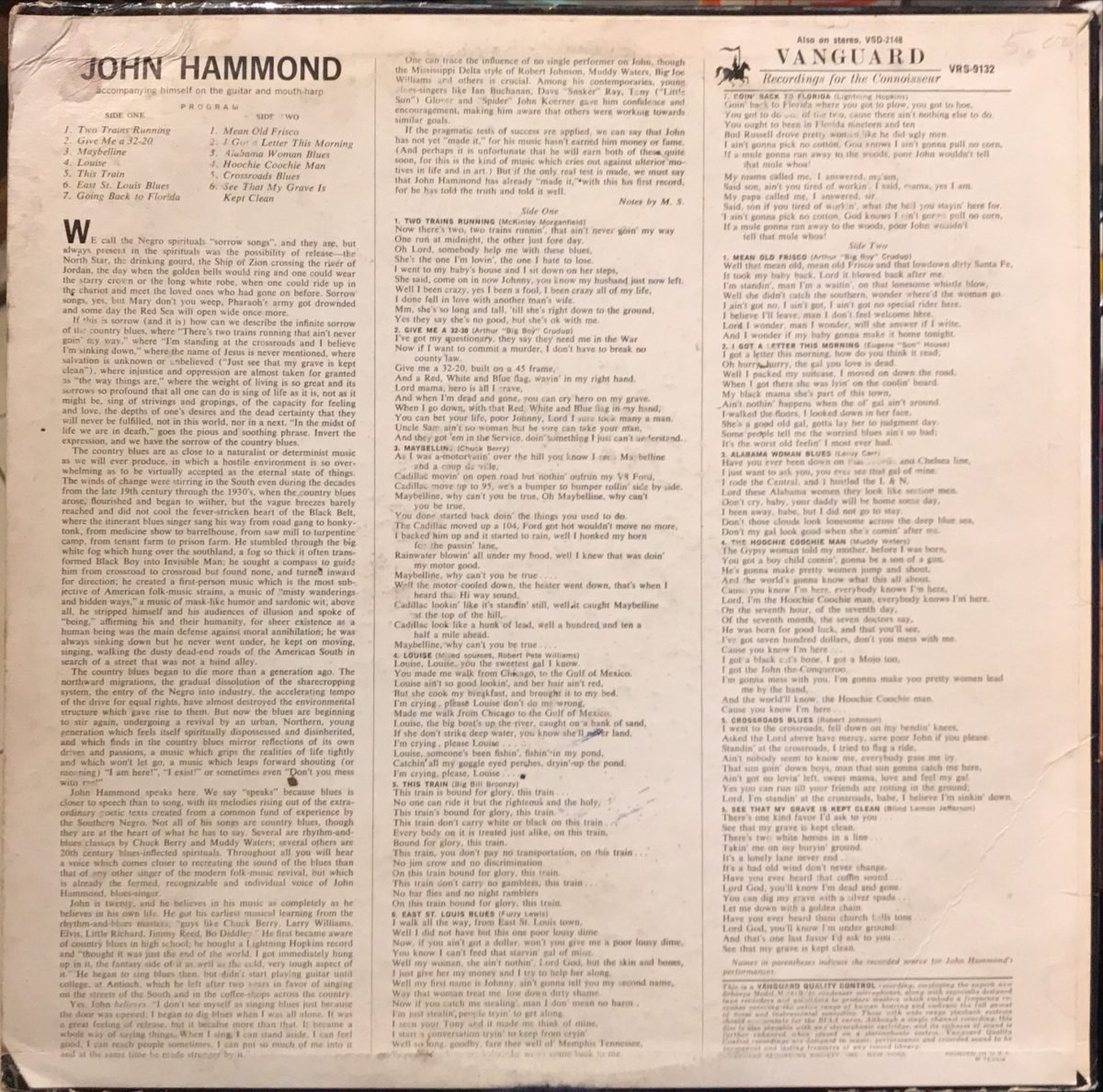 John Hammond LP Plak - Görsel 2