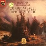 Johannes Brahms - Violinkonzert (David Oistrach) LP Plak