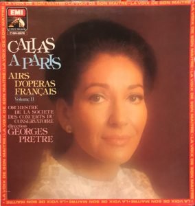 Maria Callas - ‎Callas À Paris LP Plak