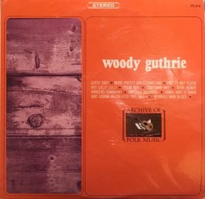 Woody Guthrie Toplama LP Plak