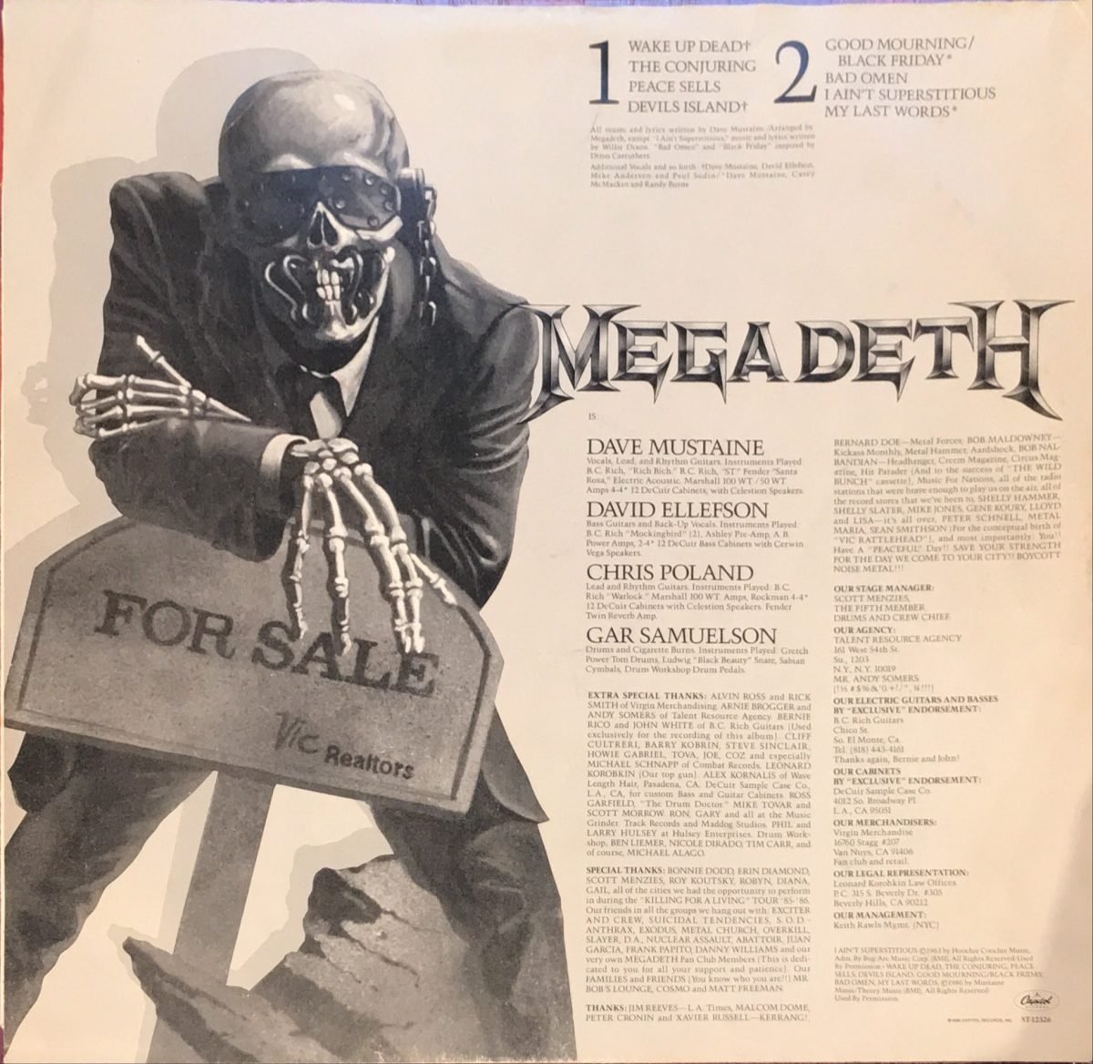 Megadeth ‎- Peace Sells... But Who's Buying? LP Plak - Görsel 4