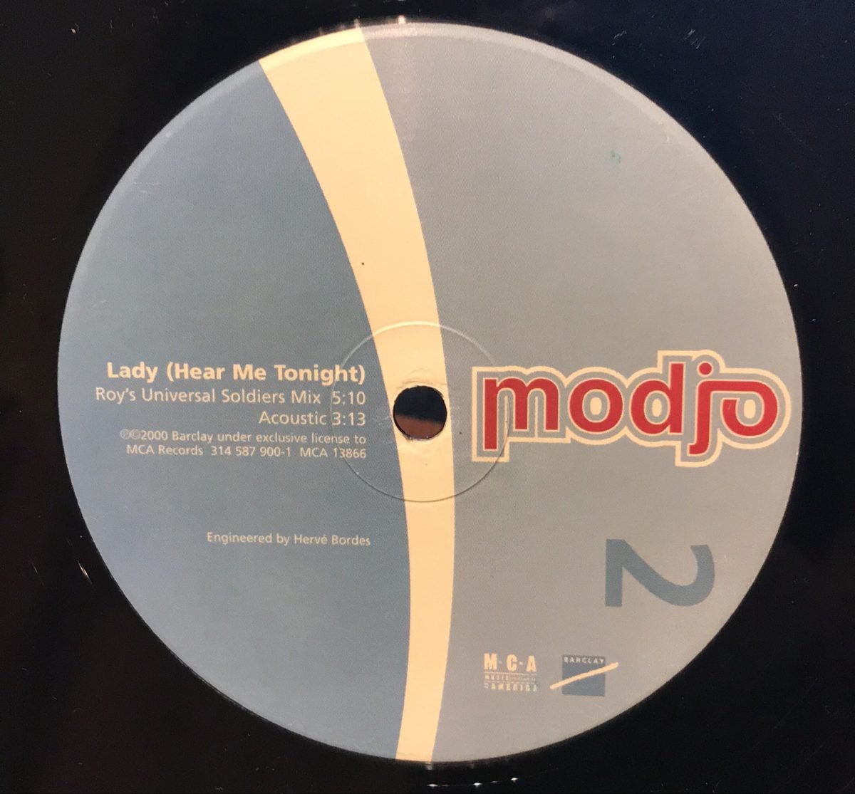Modjo ‎– Lady (Hear Me Tonight) 12″ Maxi Single Plak - Görsel 3
