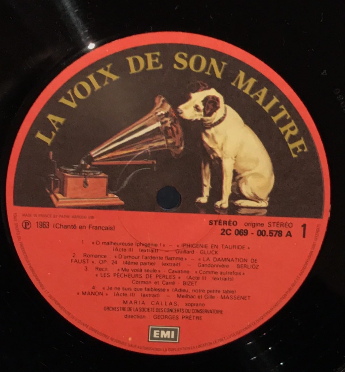 Maria Callas - ‎Callas À Paris LP Plak - Görsel 3