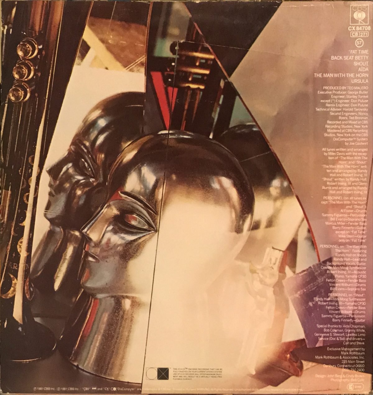 Miles Davis ‎– The Man With The Horn LP Plak - Görsel 2