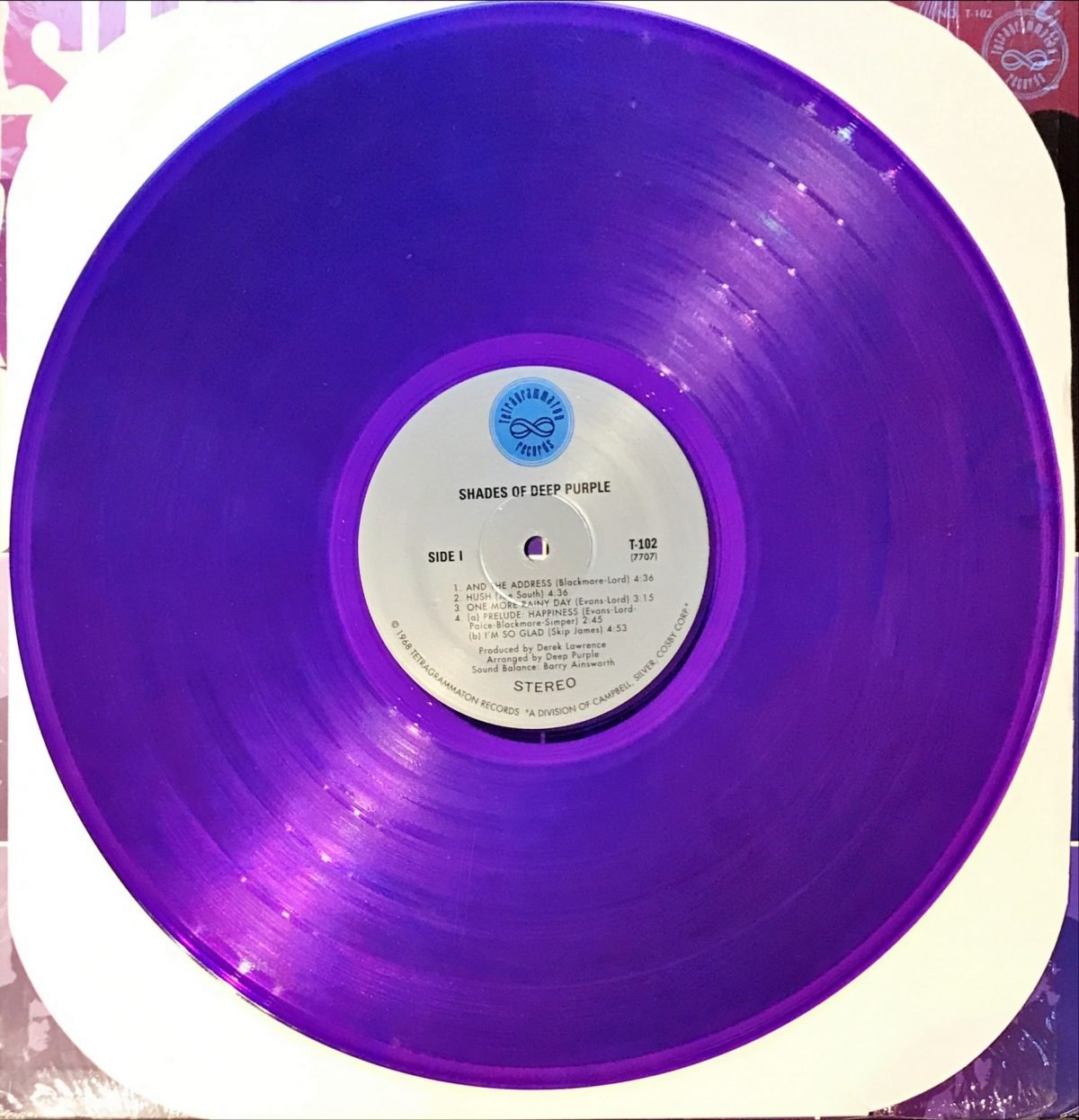 Deep Purple - Shades Of Deep Purple LP Renkli Plak - Görsel 3