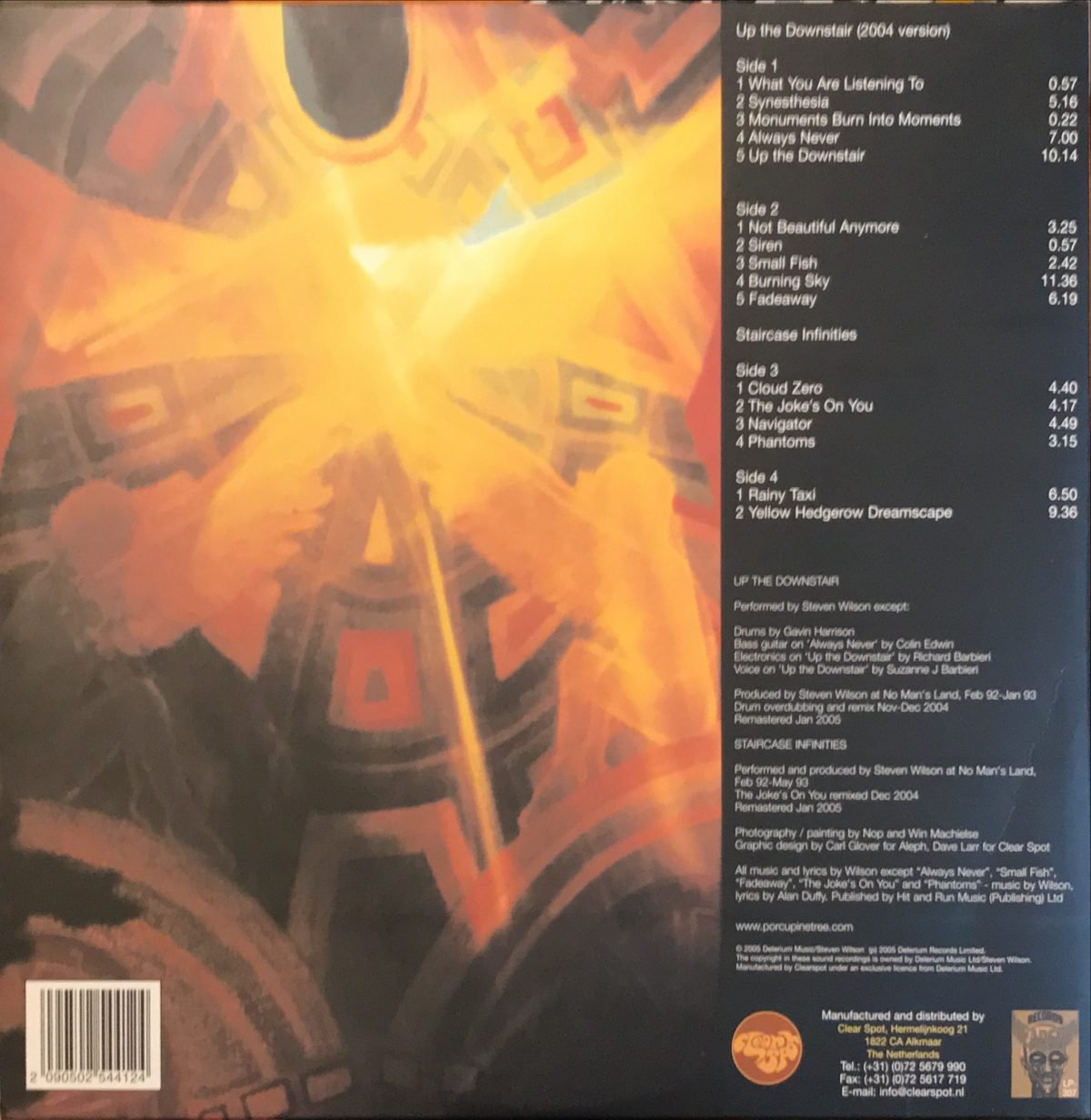 Porcupine Tree ‎– Up The Downstair 2xLP Plak - Görsel 2