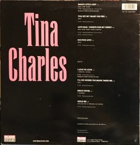 Tina Charles ‎– I Love To Love LP Plak - Görsel 3