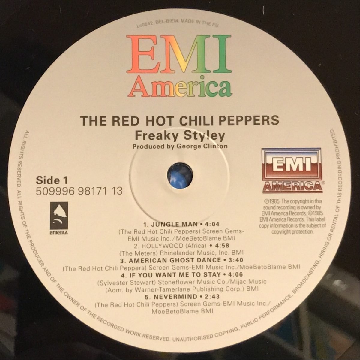 Red Hot Chili Peppers ‎– Freaky Styley LP Plak - Görsel 4