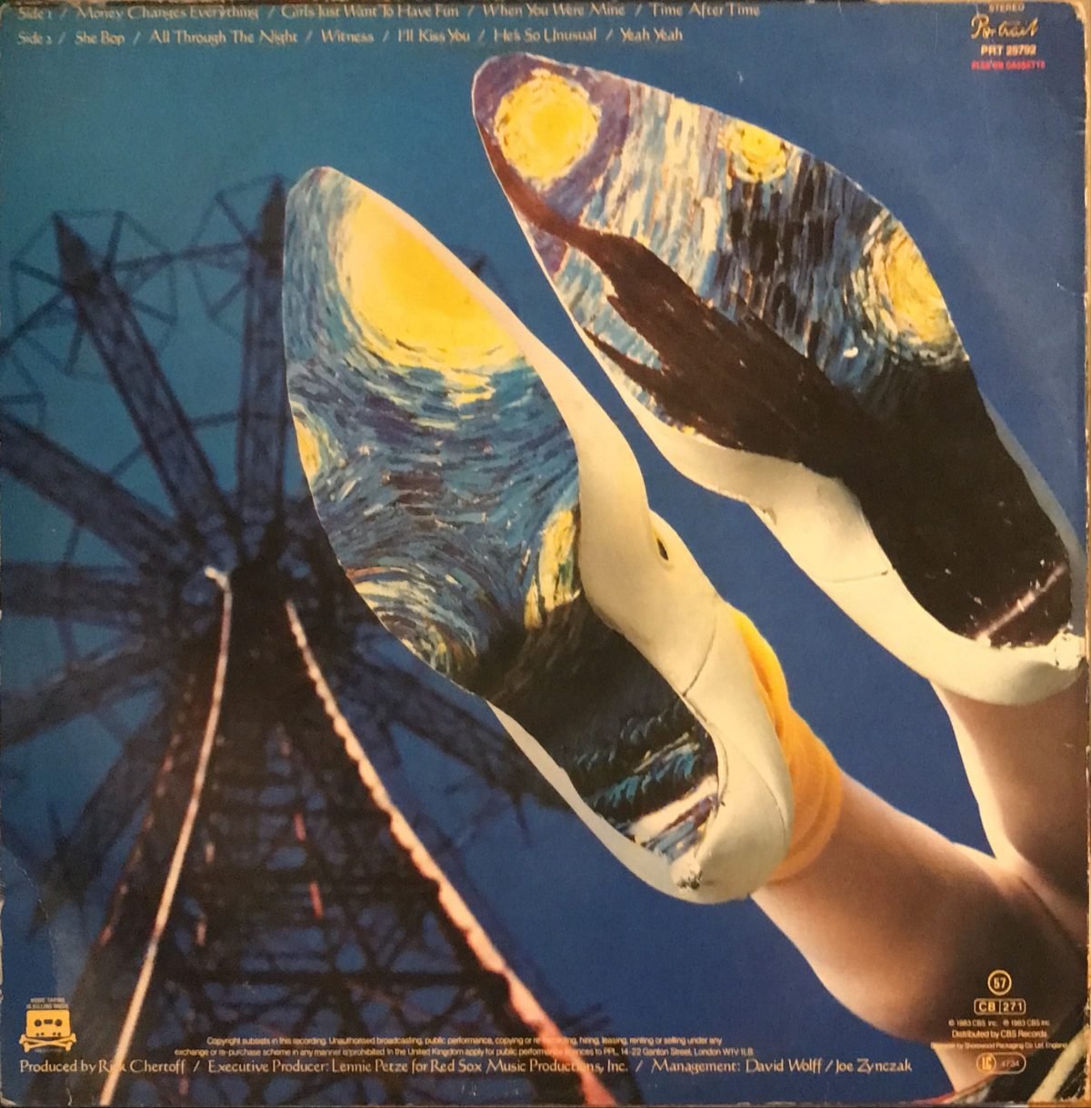 Cyndi Lauper ‎– She's So Unusual LP Plak - Görsel 2