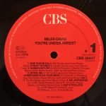 Miles Davis ‎– You're Under Arrest LP Plak - Görsel 4