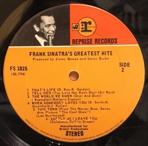 Frank Sinatra ‎– Frank Sinatra's Greatest Hits LP Plak - Görsel 3
