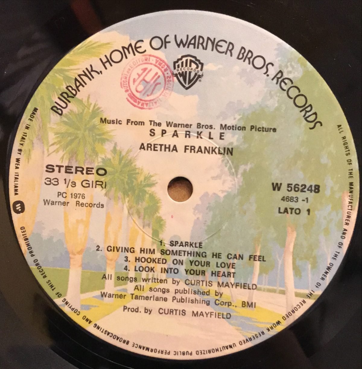 Aretha Franklin ‎– Sparkle LP Plak - Görsel 3