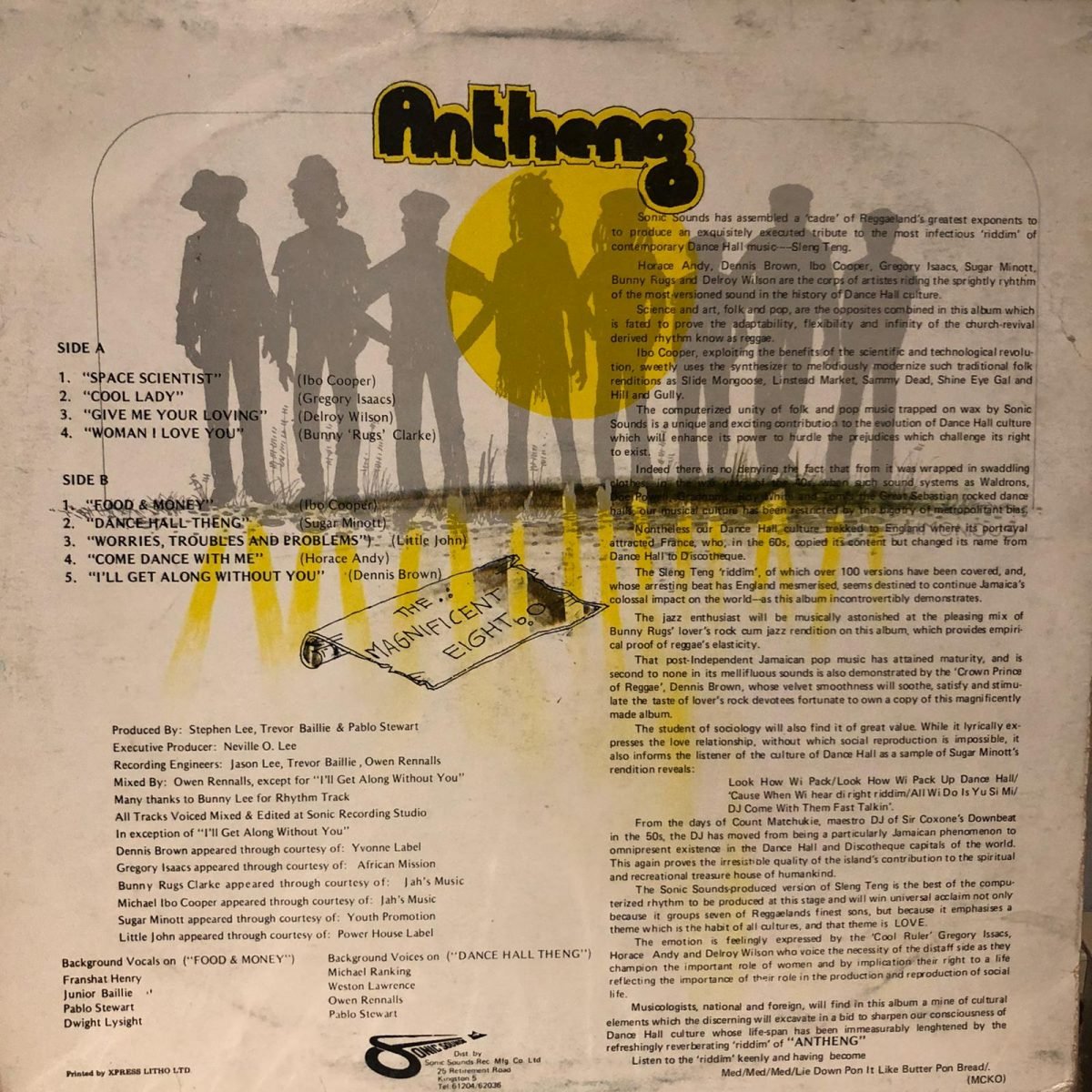 Antheng - Reggae Toplama LP Plak - Görsel 2