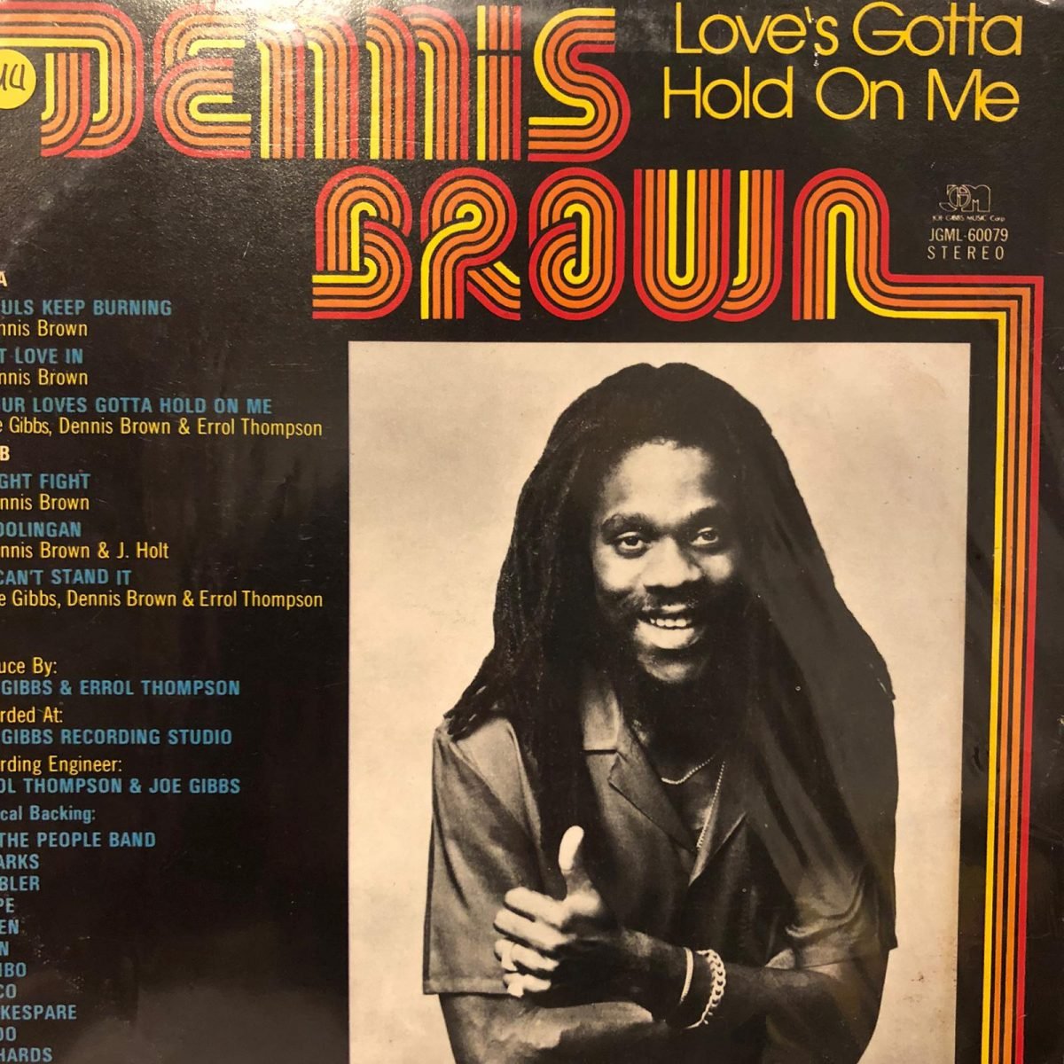 Dennis Brown ‎- Love's Gotta Hold On Me LP Plak - Görsel 2