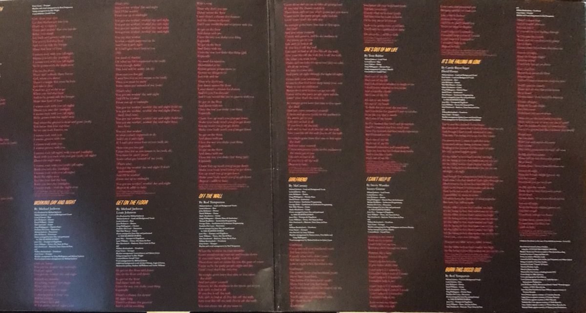Michael Jackson ‎– Off The Wall LP - Görsel 3