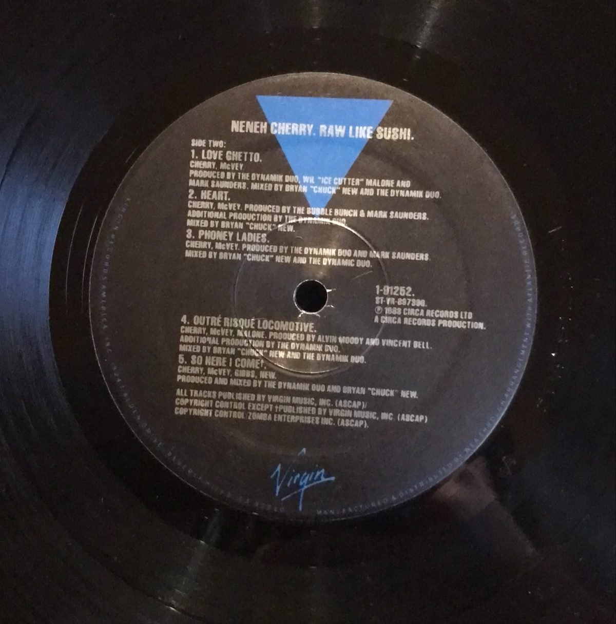 Neneh Cherry ‎– Raw Like Sushi LP - Görsel 3