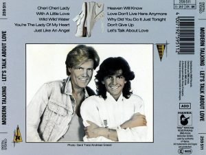 Modern Talking ‎– Let's Talk About Love The 2nd Album CD - Görsel 2