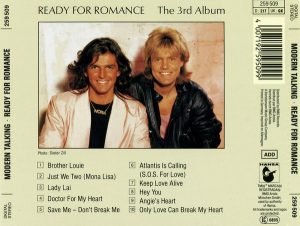 Modern Talking ‎– Ready For Romance The 3rd Album CD - Görsel 2