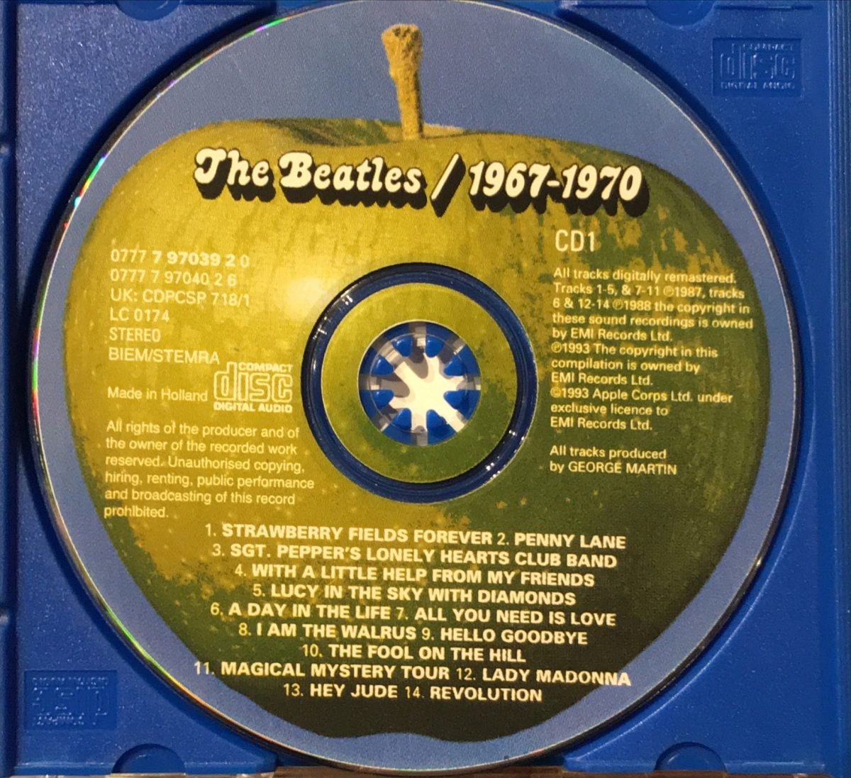 The Beatles ‎– 1967-1970 2xCD - Görsel 3