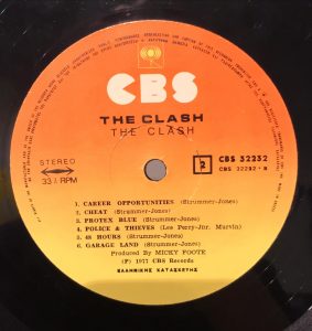 The Clash ‎– The Clash LP Plak - Görsel 3