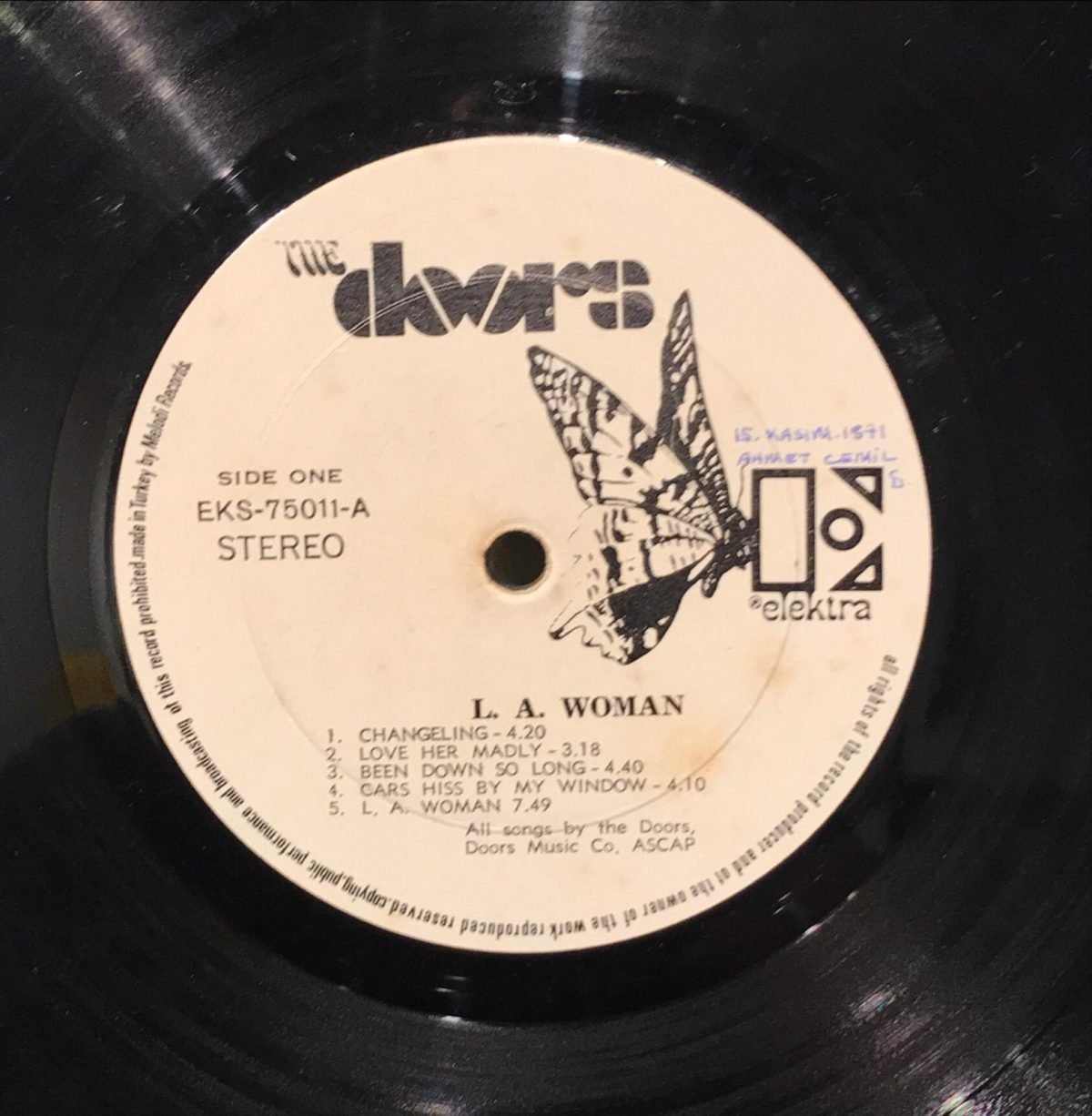 Doors ‎– L.A. Woman LP Plak - Görsel 3