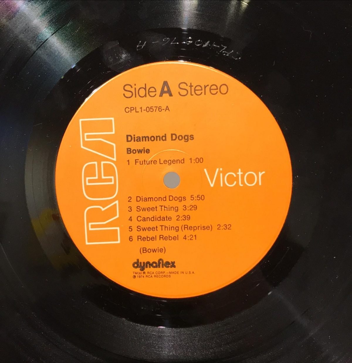 David Bowie ‎– Diamond Dogs LP Plak - Görsel 3