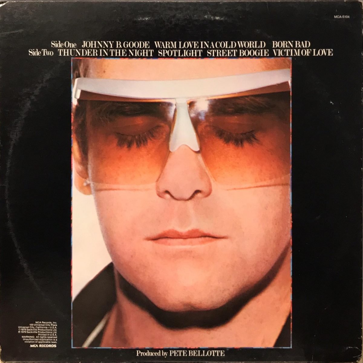 Elton John ‎– Victim Of Love LP Plak - Görsel 2