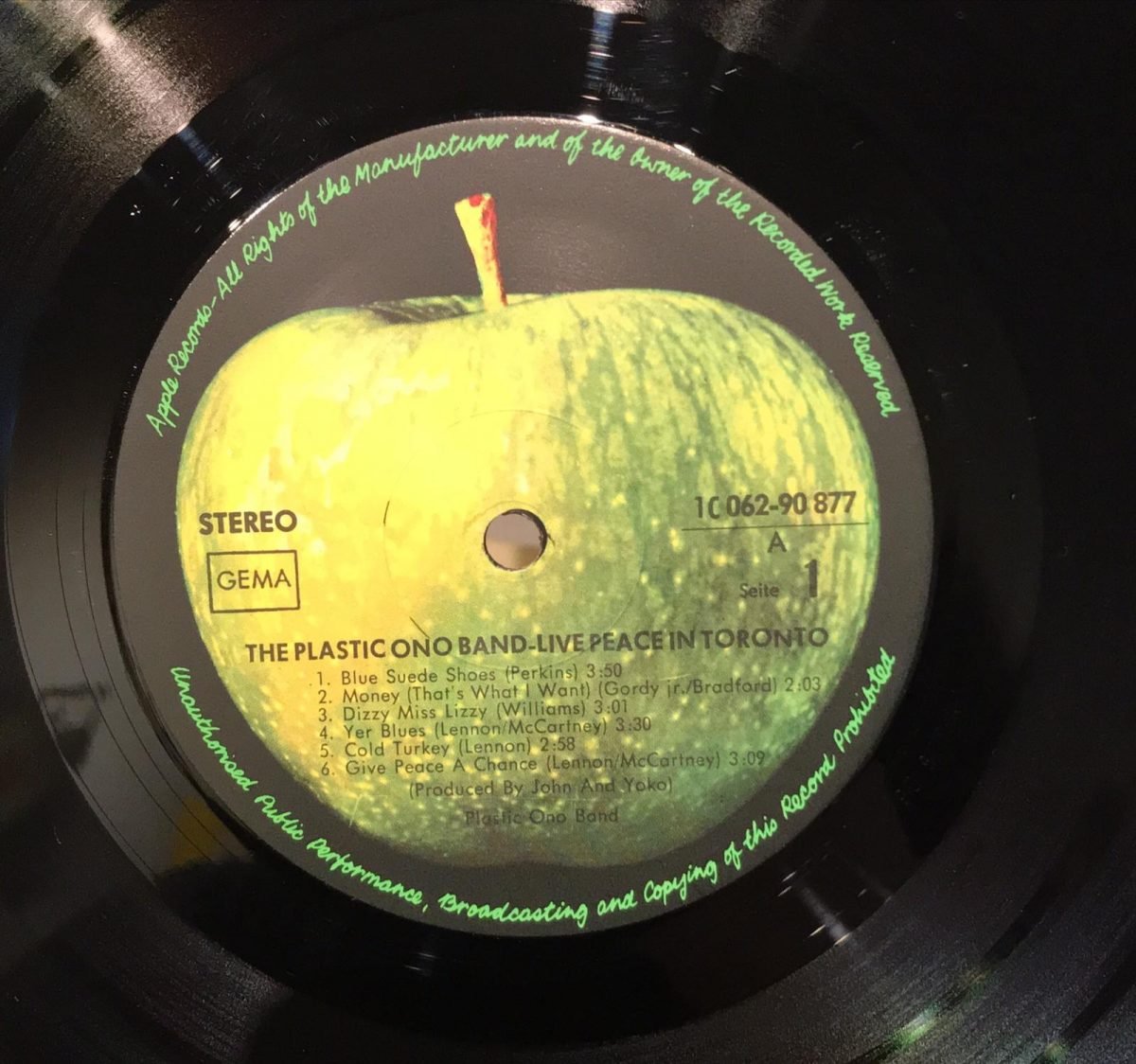 The Plastic Ono Band ‎– Live Peace In Toronto 1969 LP Plak - Görsel 3