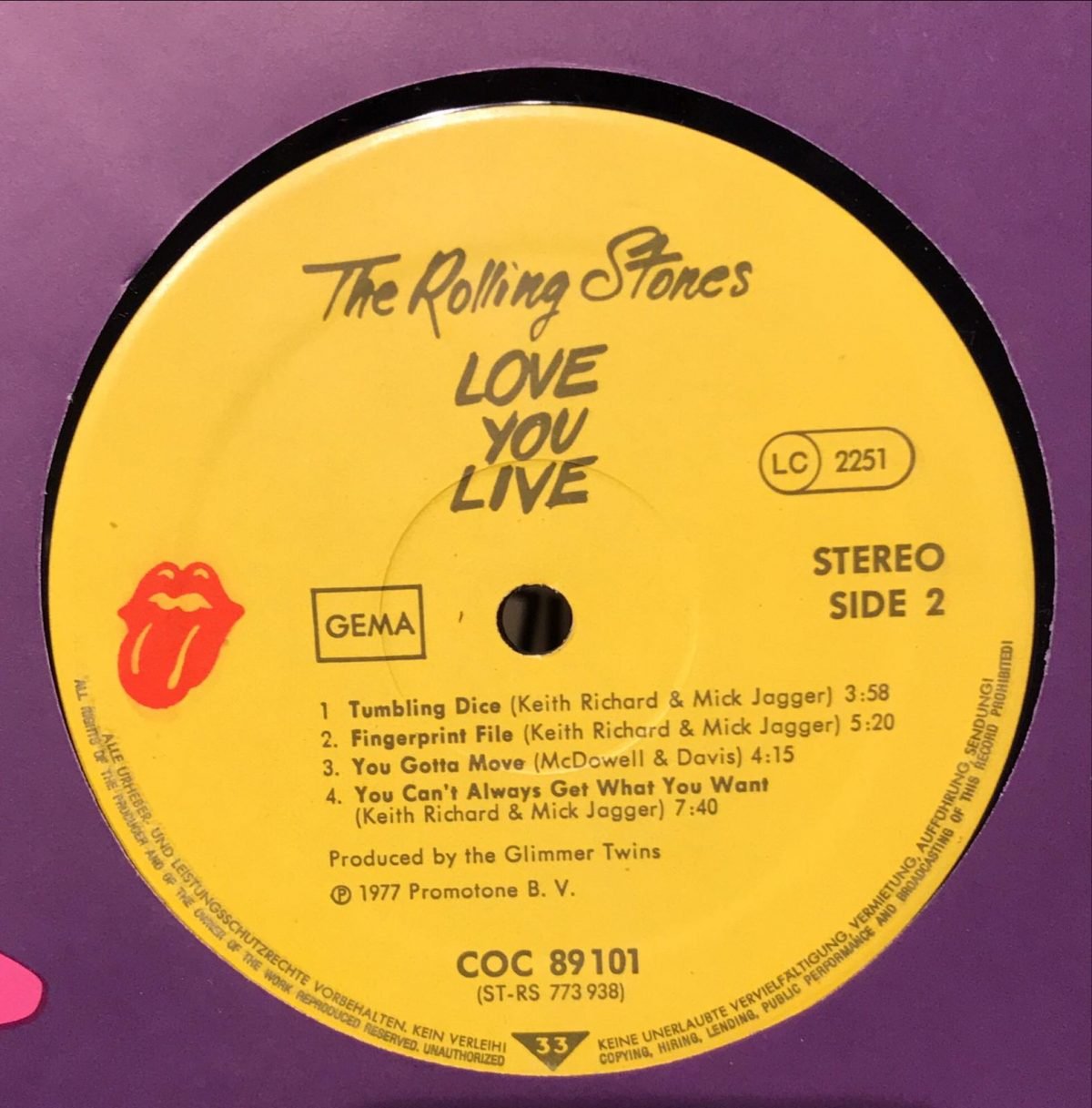 The Rolling Stones ‎– Love You Live - 2LP Plak - Görsel 4