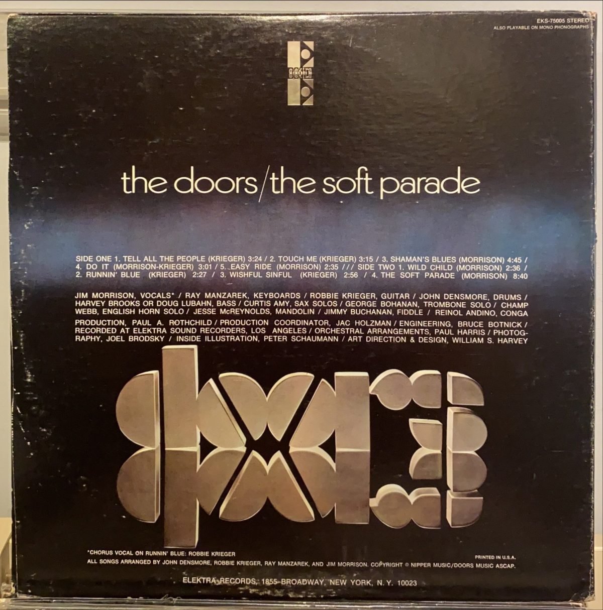 The Doors ‎– The Soft Parade LP Plak - Görsel 3