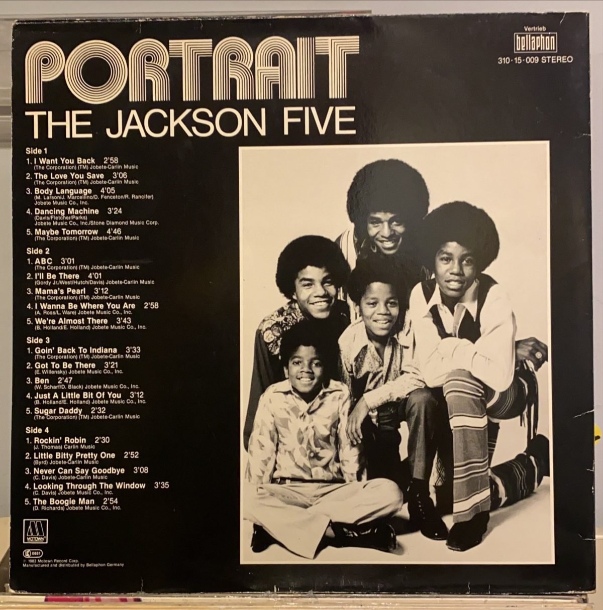 The Jackson Five ‎– Portrait - 2LP Plak - Görsel 3
