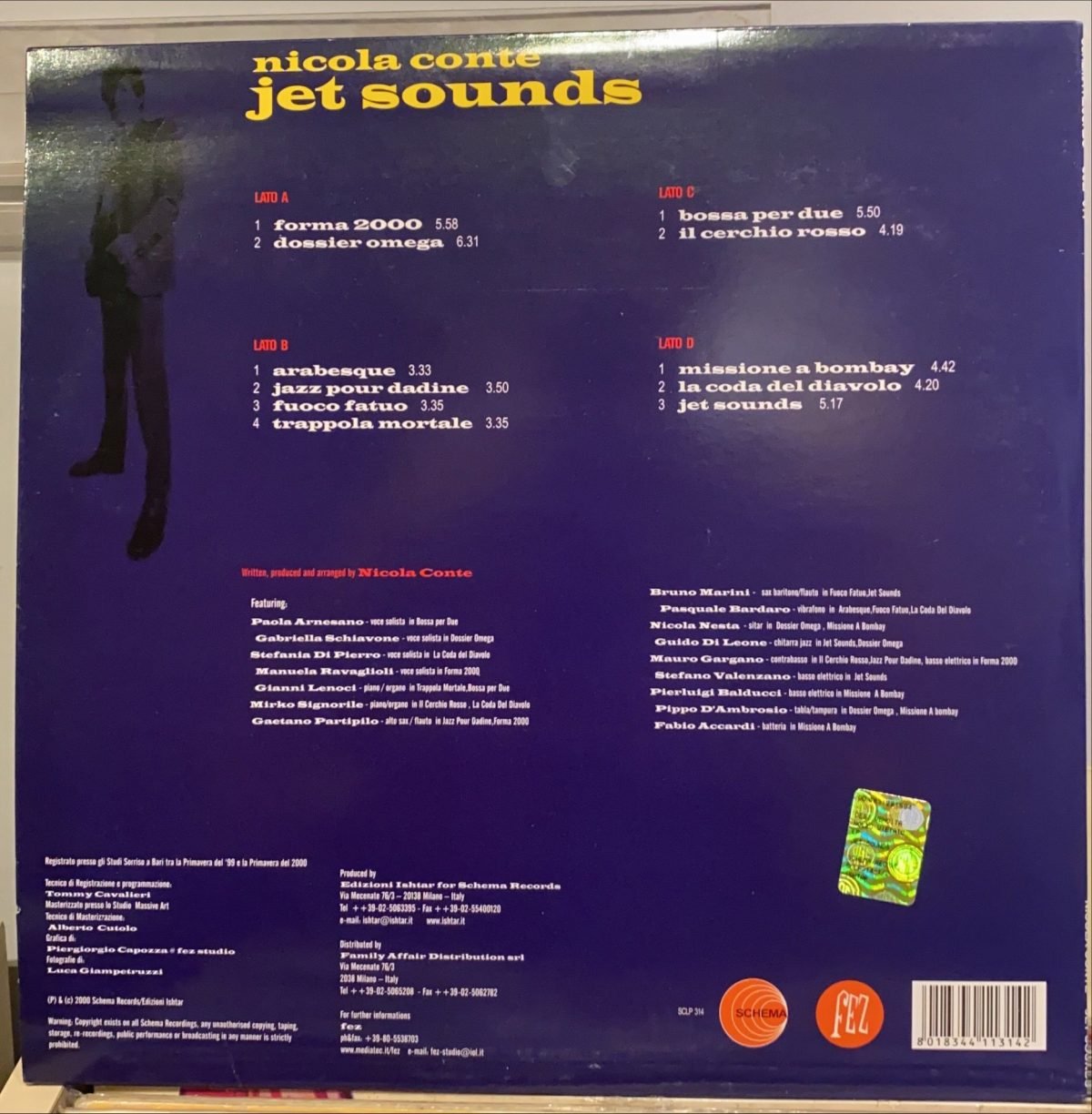 Nicola Conte ‎– Jet Sounds - 2LP Plak - Görsel 2
