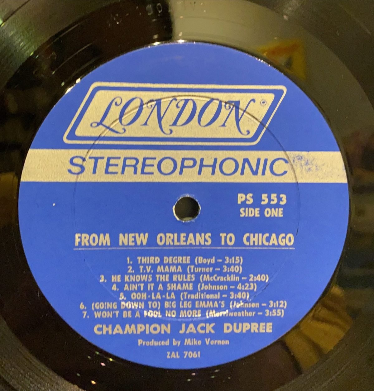 Champion Jack Dupree ‎– From New Orleans To Chicago LP Plak - Görsel 2