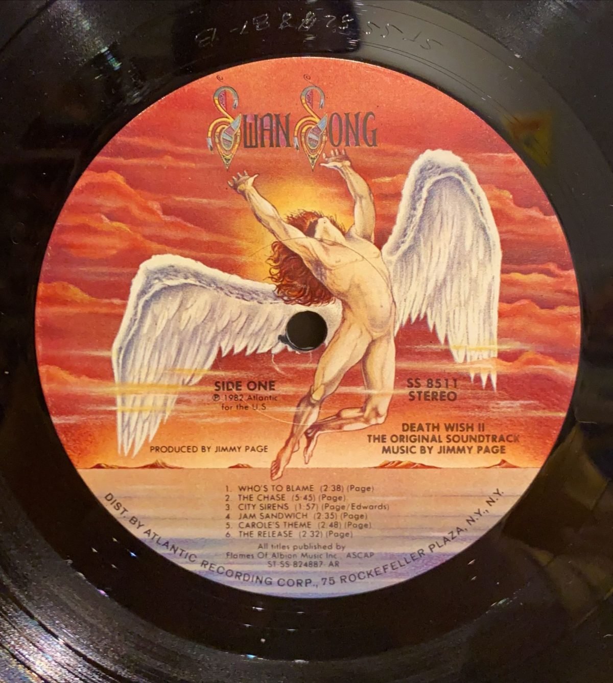 Jimmy Page ‎– Death Wish II (The Original Soundtrack) LP Plak - Görsel 2