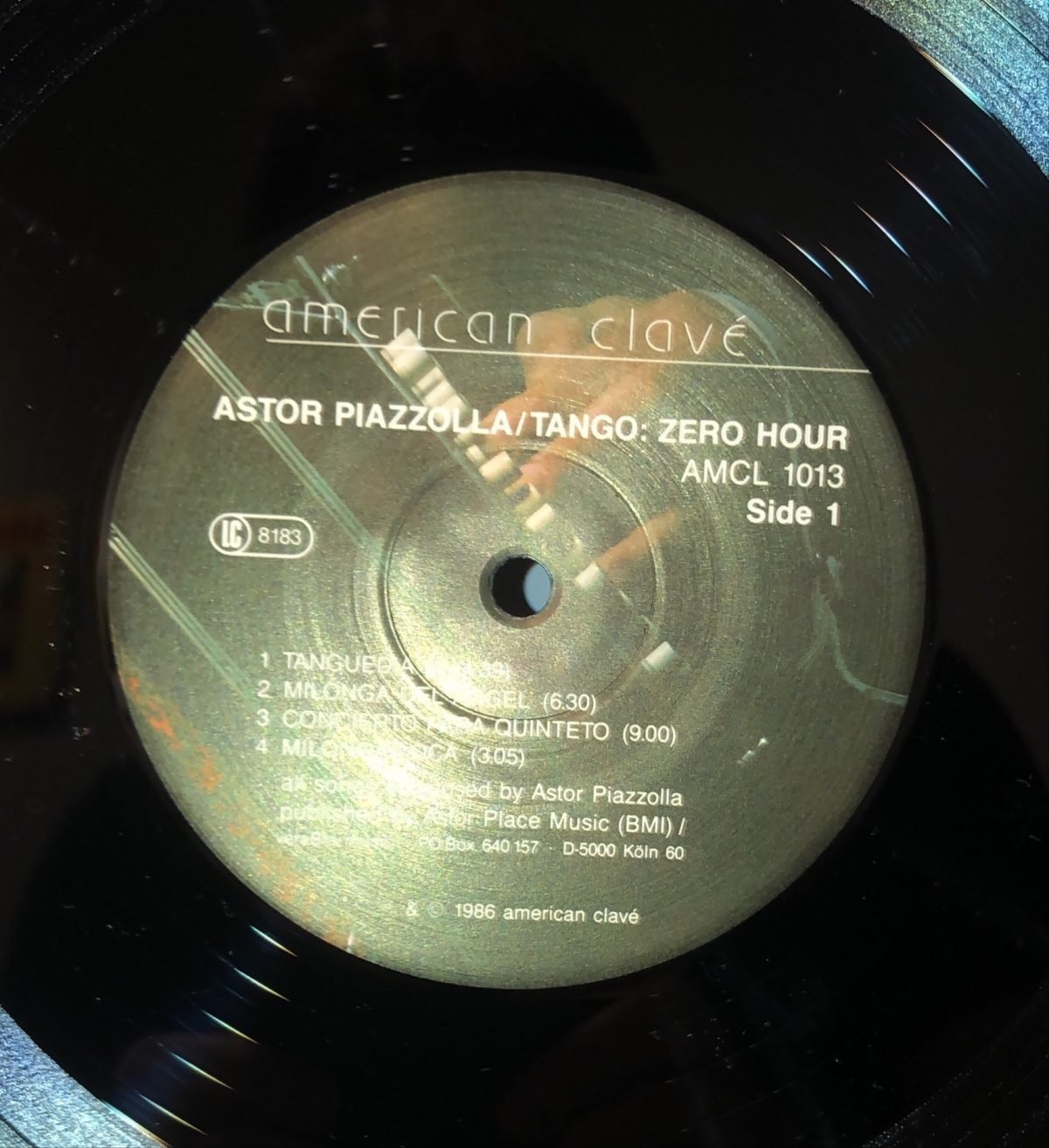 Astor Piazzolla Y Su Quinteto Tango Nuevo ‎– Tango: Zero Hour / Nuevo Tango: Hora Zero LP Plak - Görsel 3