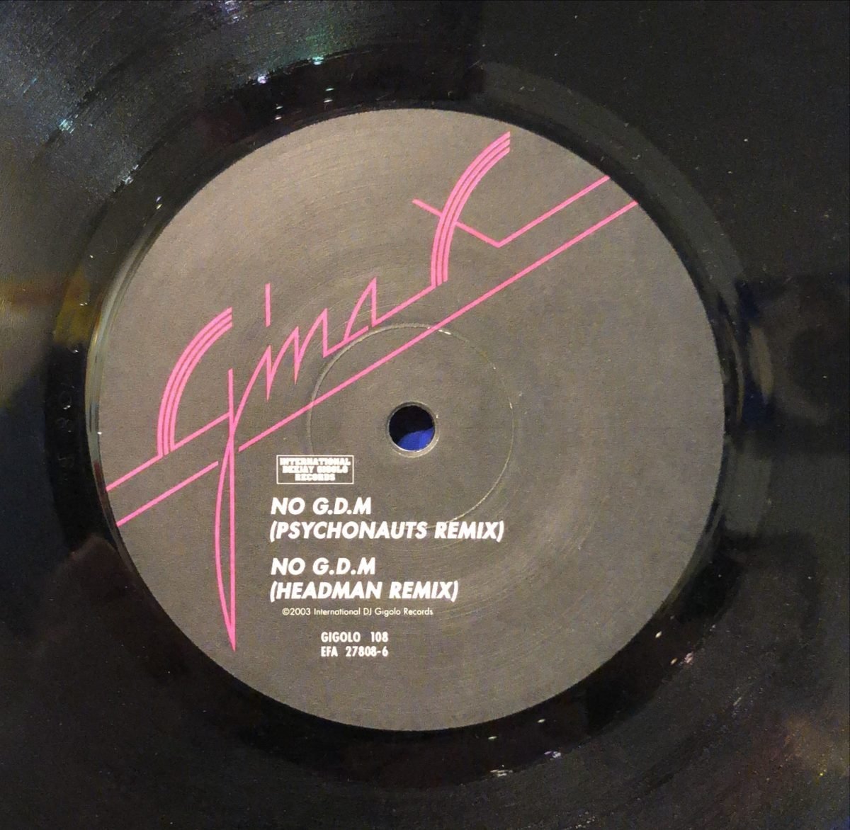 Gina X ‎– No G.D.M. 12'' Maxi Single Plak - Görsel 3