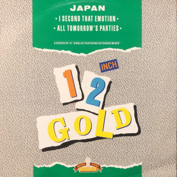 Japan – I Second That Emotion/ All Tomorrow's Parties 12'' Maxi Single Plak