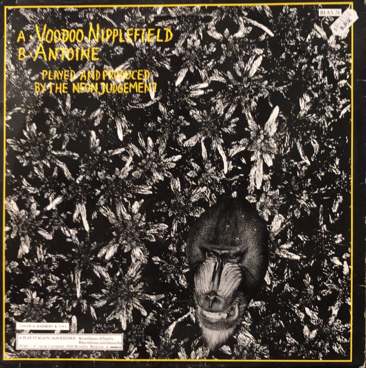 The Neon Judgement ‎– Voodoo Nipplefield 12'' Maxi Single Plak - Görsel 2