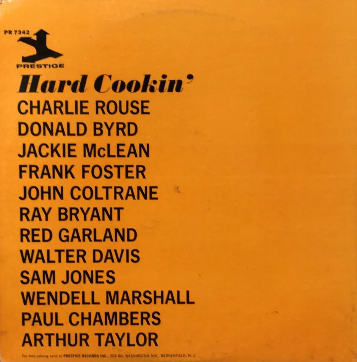 Charlie Rouse, Donald Byrd, Jackie McLean, Ray Bryant, Frank Foster, Arthur Taylor ‎– Hard Cookin'  2 LP Plak - Görsel 2