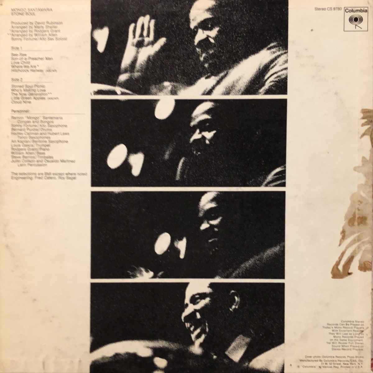 Mongo Santamaria ‎– Stone Soul LP Plak - Görsel 2