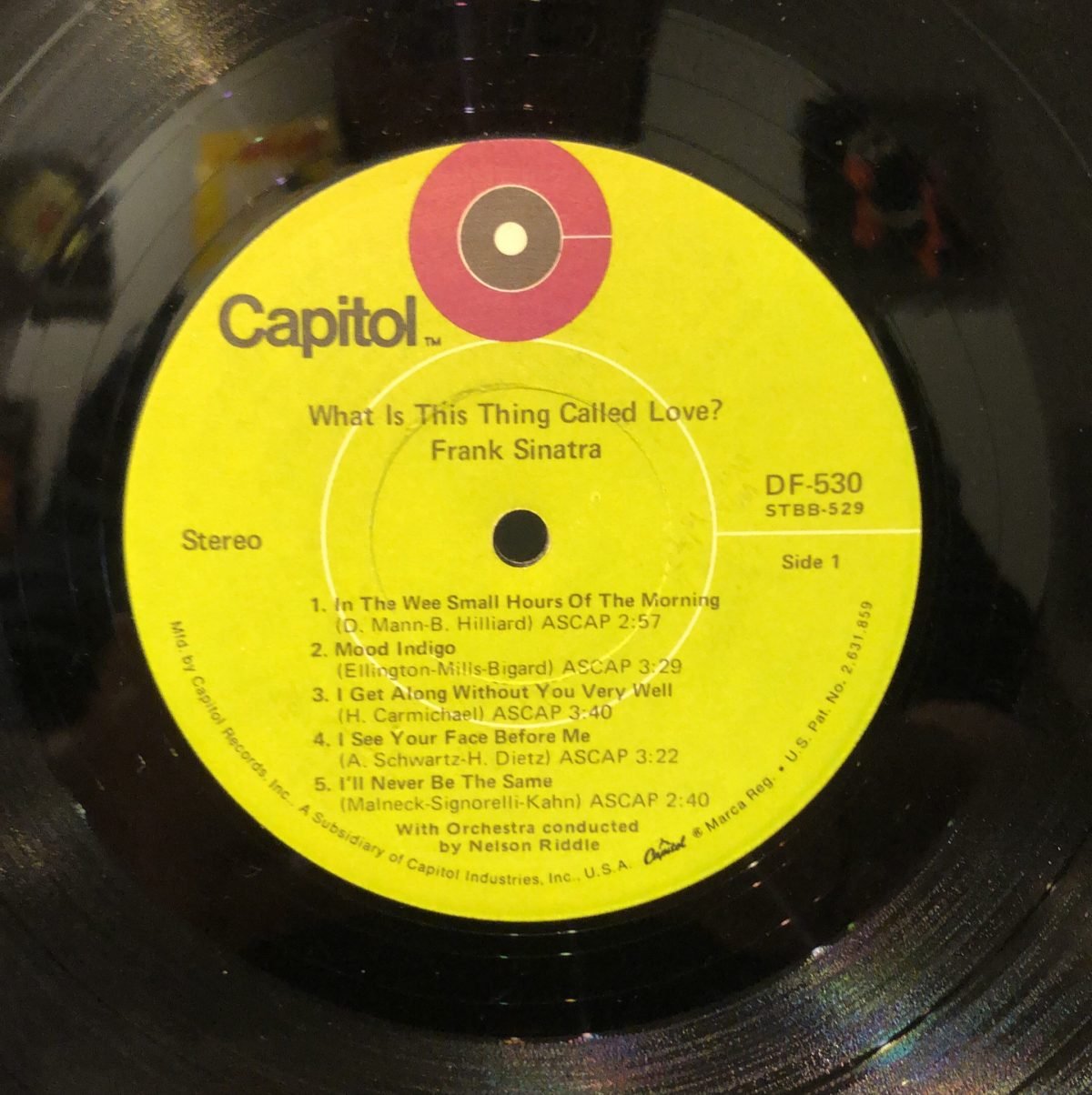 Frank Sinatra ‎– What Is This Thing Called Love? LP Plak - Görsel 3