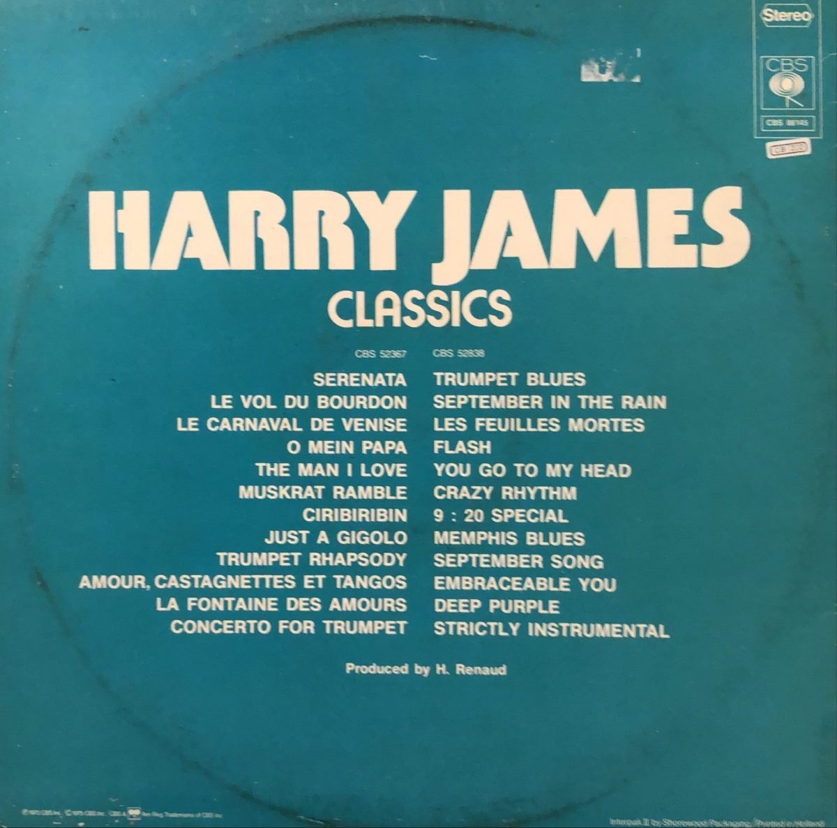 Harry James  ‎– Classics 2LP Plak - Görsel 2