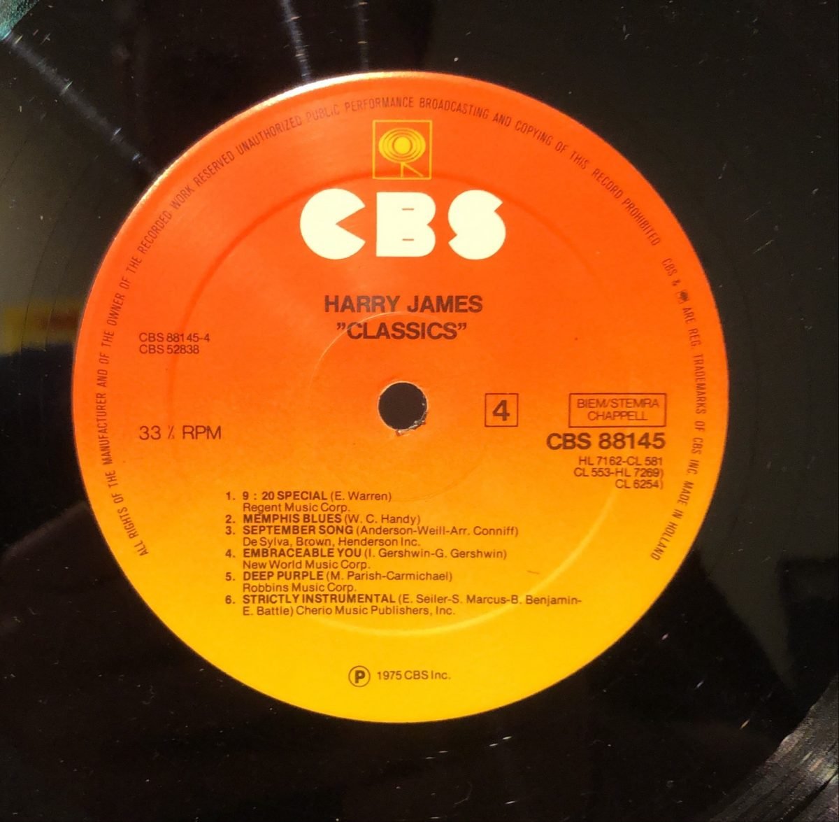 Harry James  ‎– Classics 2LP Plak - Görsel 3