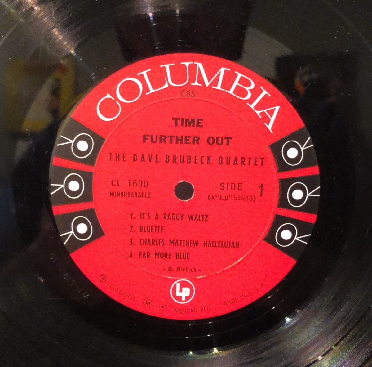The Dave Brubeck Quartet ‎– Time Further Out LP Plak - Görsel 3