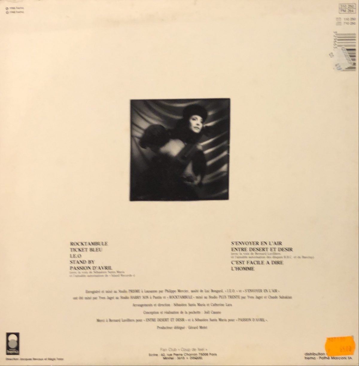 Catherine Lara LP Plak - Görsel 2