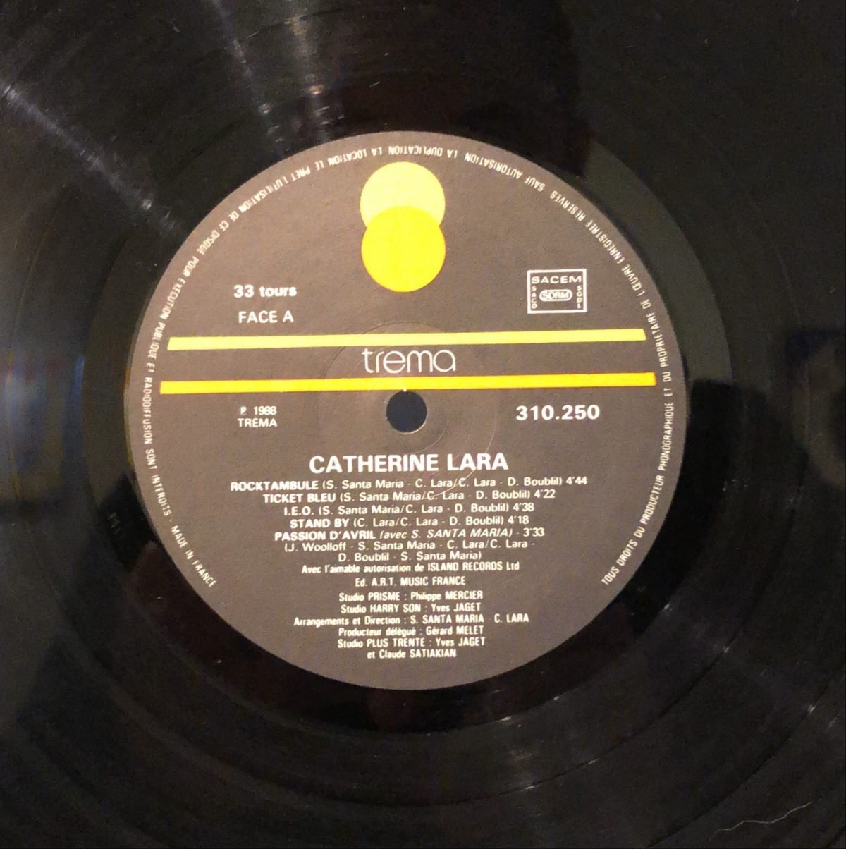 Catherine Lara LP Plak - Görsel 3
