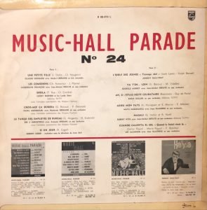 Various ‎– Music-Hall Parade N° 24 LP Plak - Görsel 2