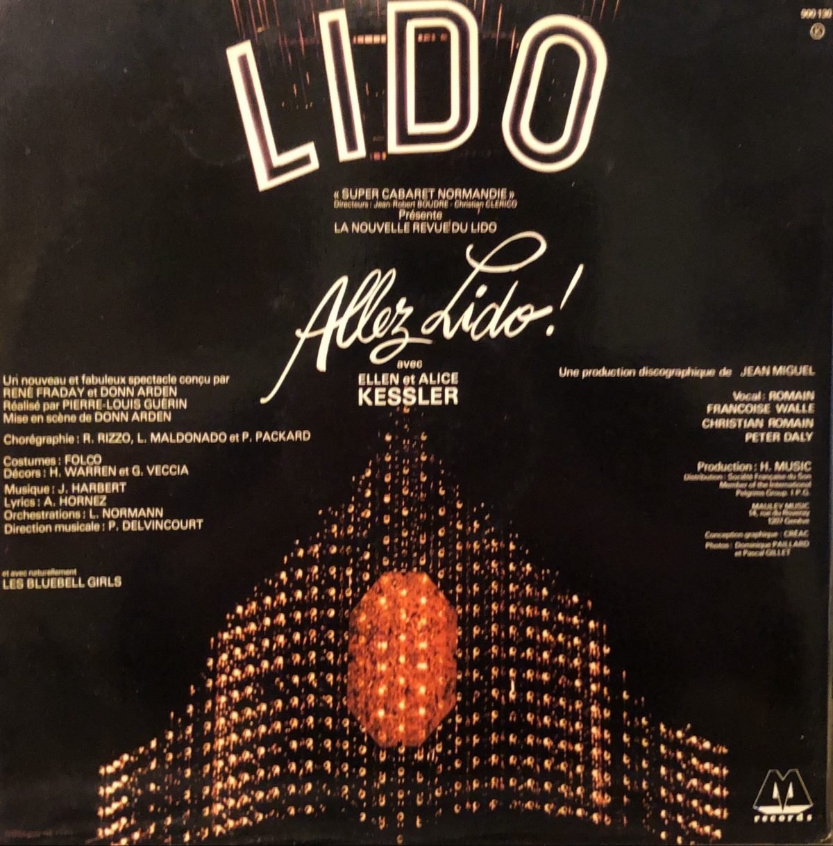 Alice & Ellen Kessler ‎– Allez Lido ! LP Plak - Görsel 2